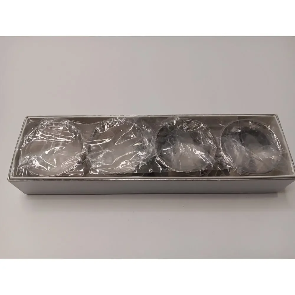 Silverplate Napkin Rings Early American Revival Paul Revere Set of 4 By Gerity